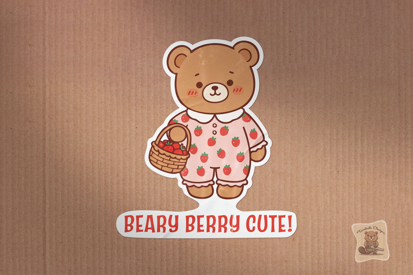 Beary Fruity Stickers