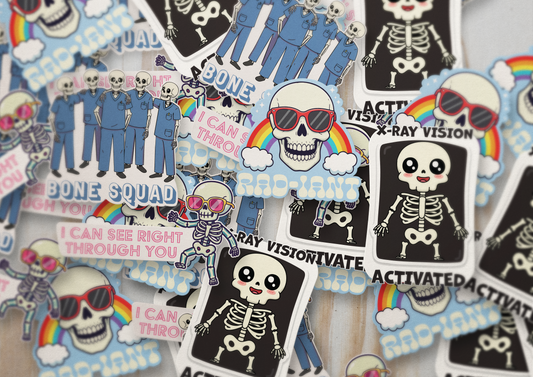 SkeleCrew Stickers